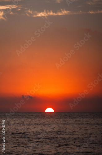 Fototapeta Naklejka Na Ścianę i Meble -  Sunrise on the black sea 