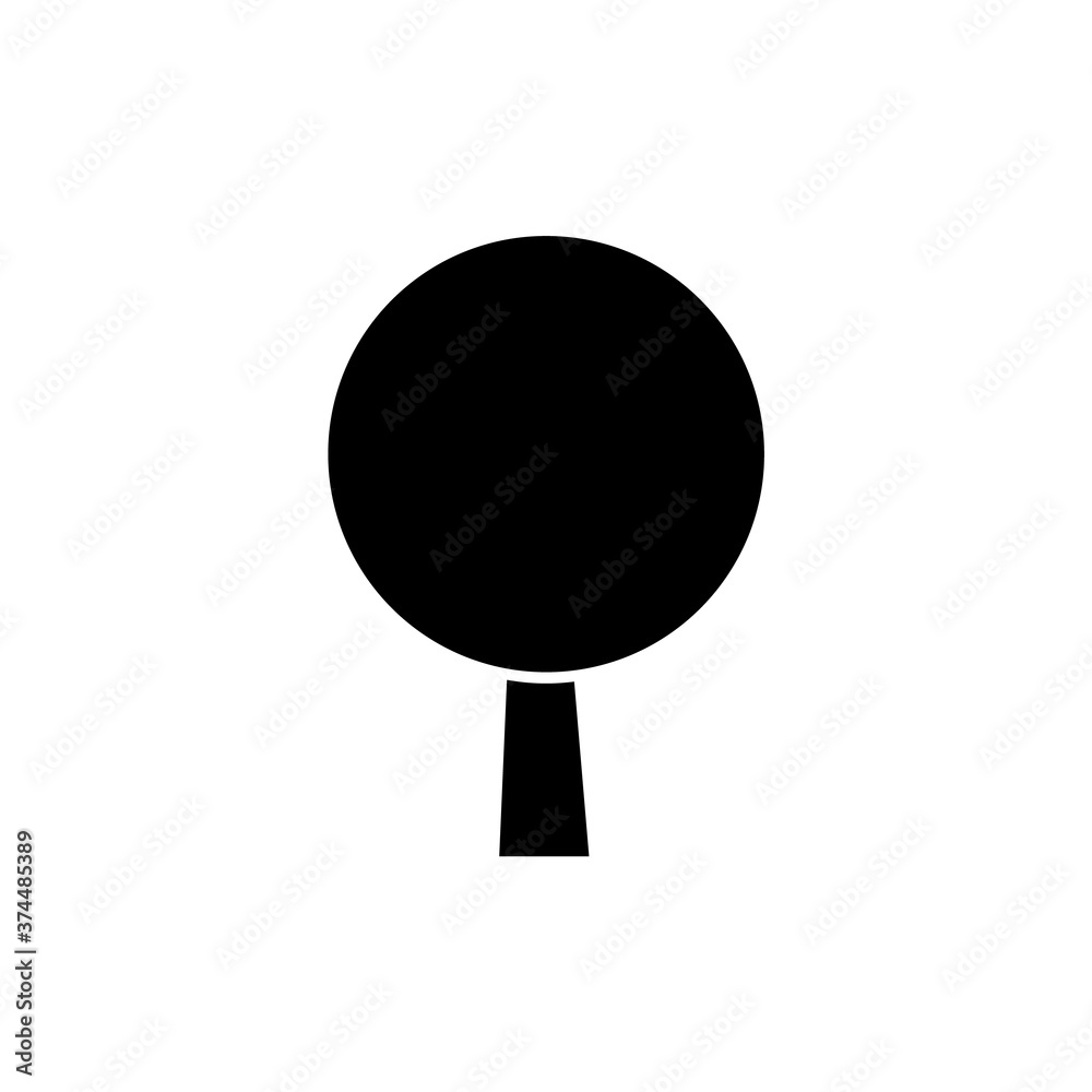 Tree icon, logo isolated on white background Tree icon, logo isolated on white background