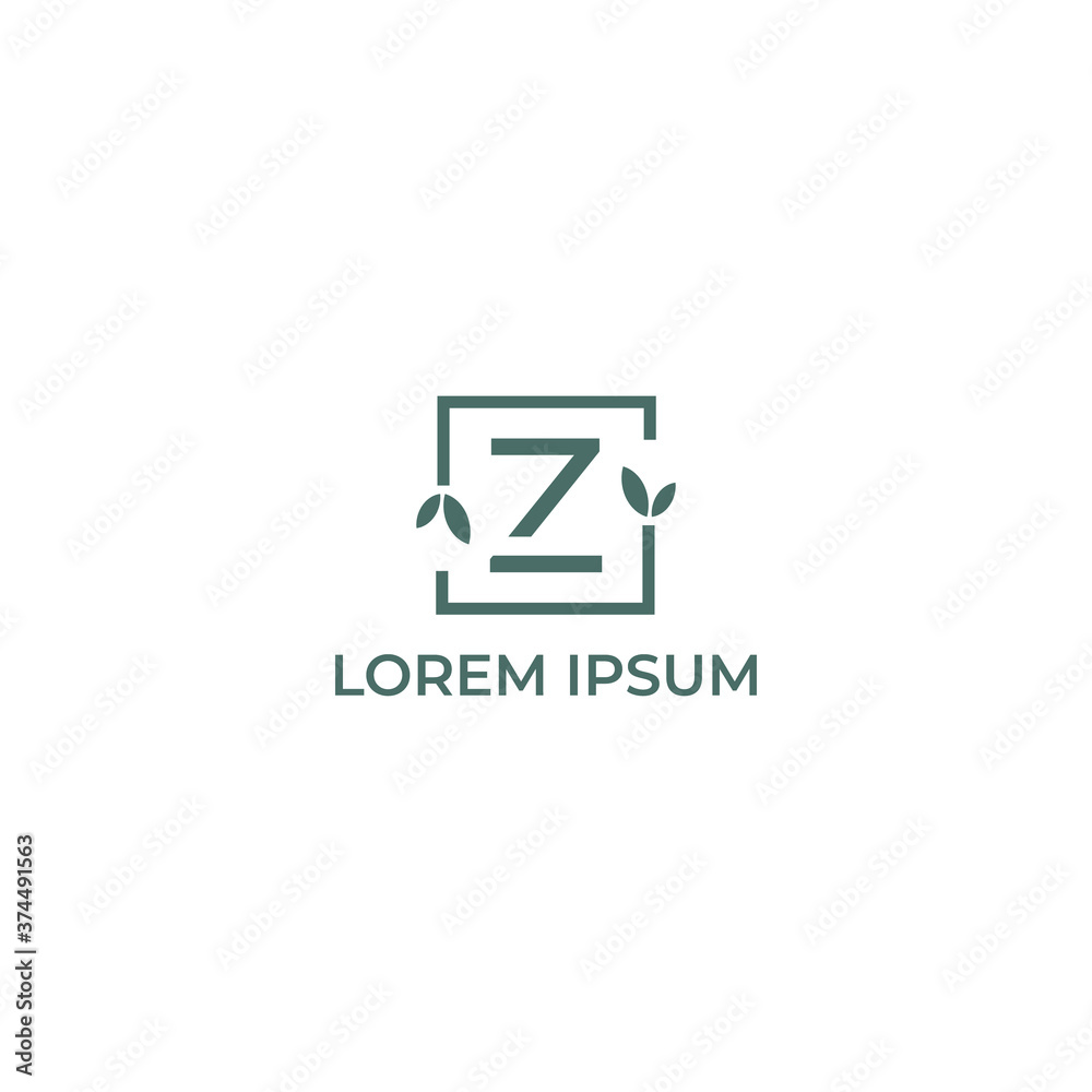 Sign the letter Z Brand Identity natural logo design vector template Sign the letter Z Brand Identity natural logo design vector template