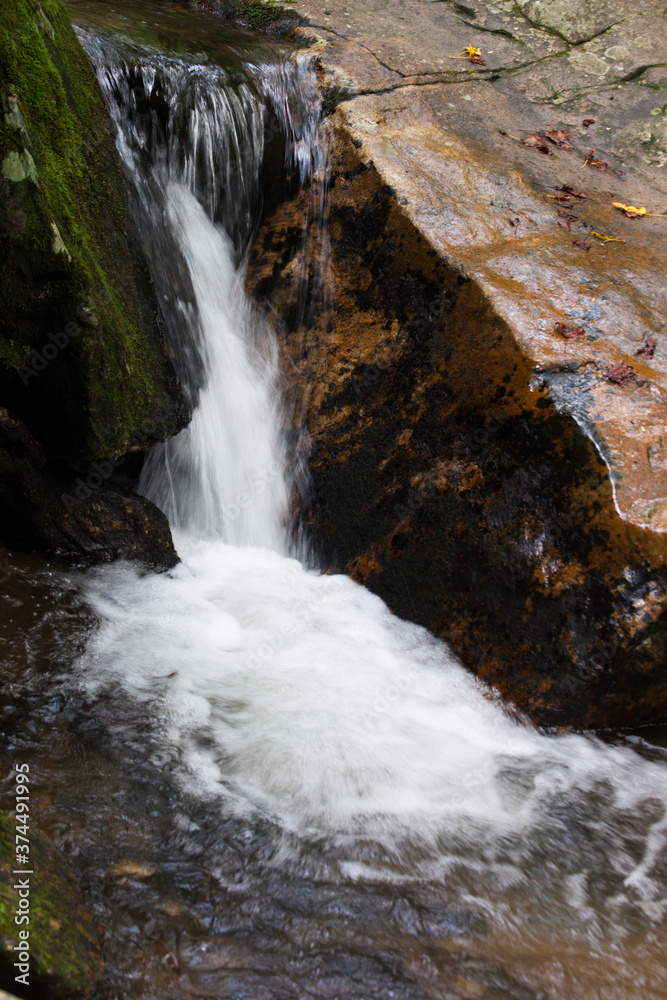 Cascading stream over rocks Cascading stream over rocks