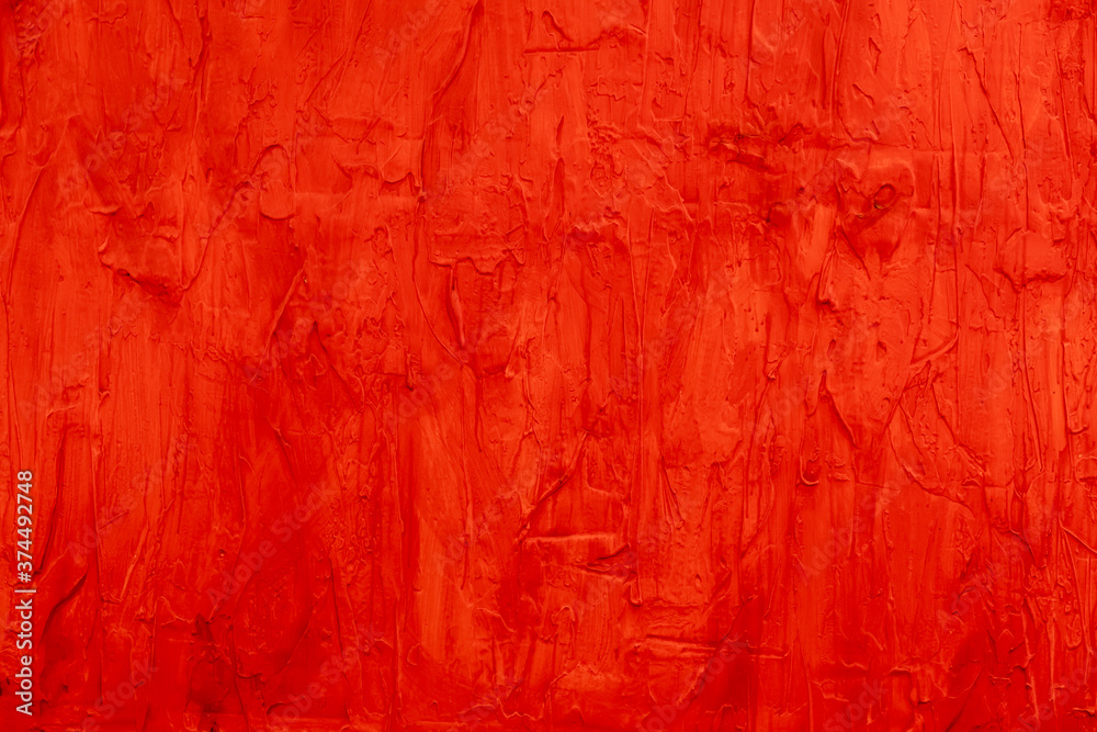 Red painted background