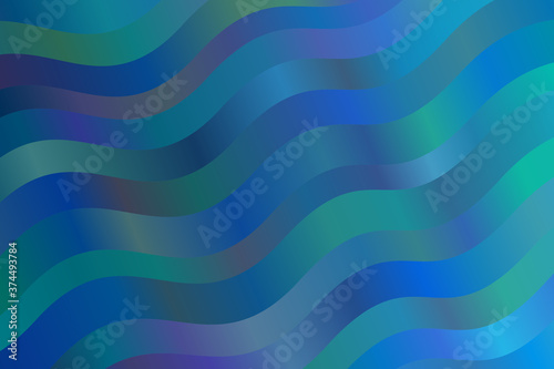 Gorgeous Light blue waves abstract vector background.