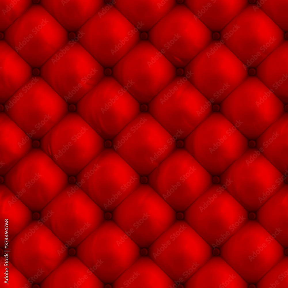 Seamless background of red upholstery. Seamless background of red upholstery.