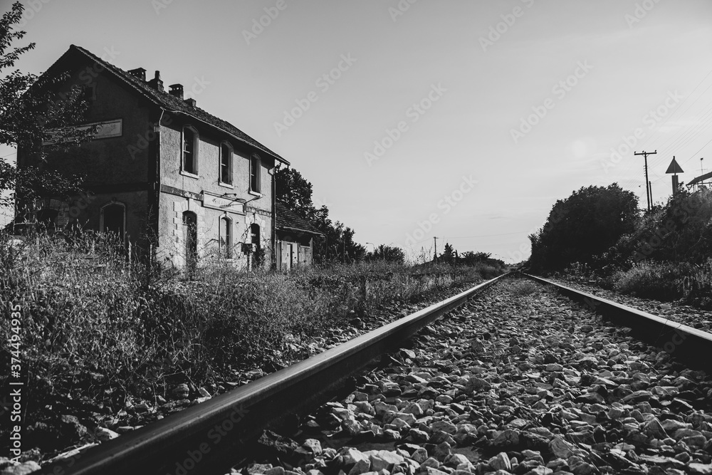 Old Railway station Nikiforos Drama Greece