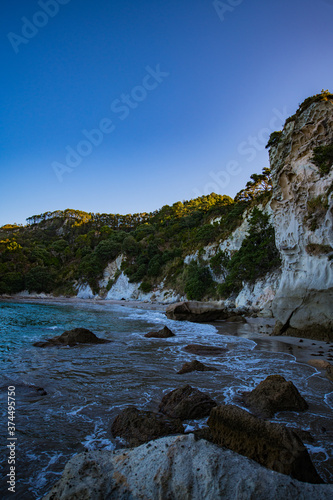 sunset on the coast