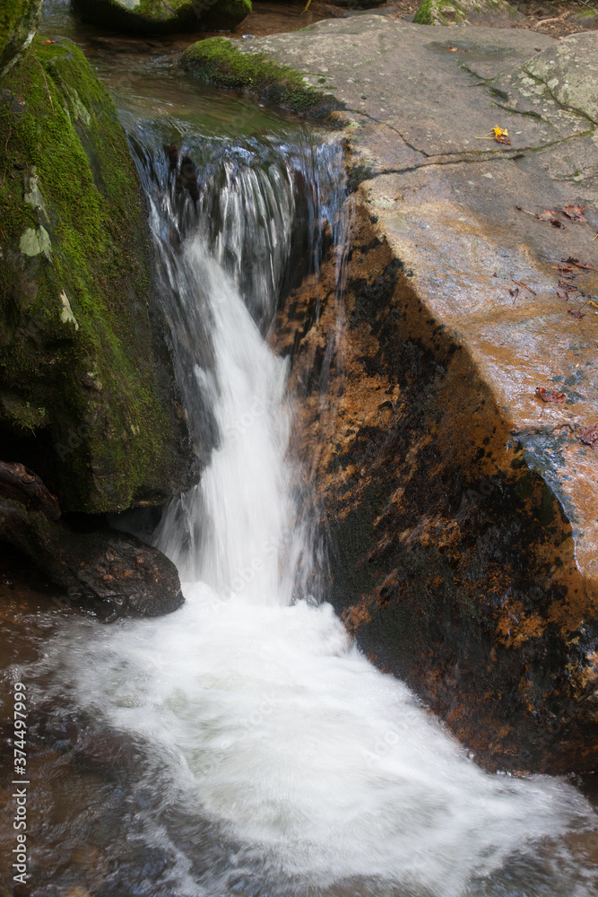 Fototapeta premium Cascading stream in nature