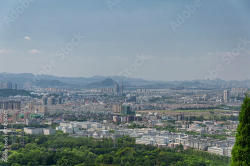 shaoxing china landscape skyline view