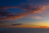 鳥海山から見た日本海の夕暮れ