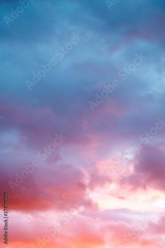 Twilight sky and cloud at sunset © estherpoon