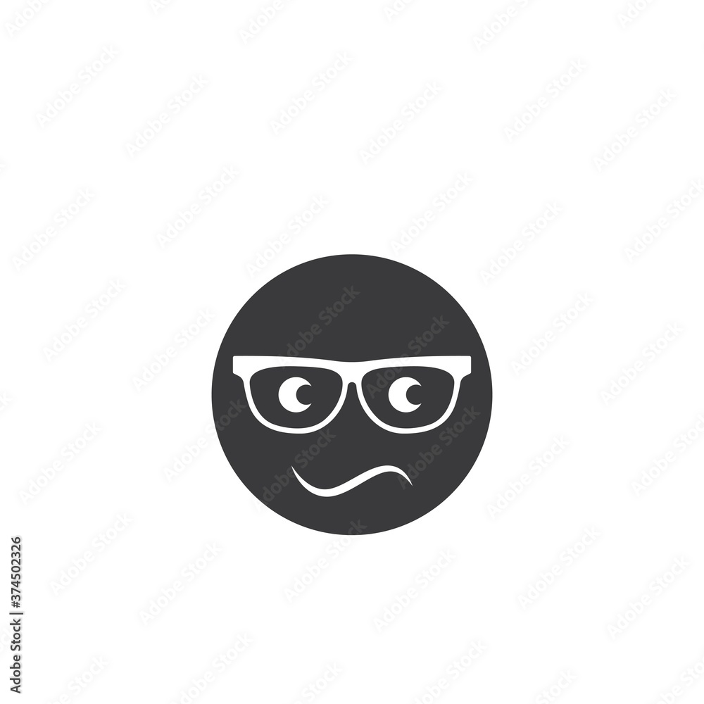 sunglasses with eye   icon vector illustration design