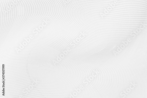 White fabric texture. Abstract canvas with waves.
