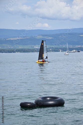 Nernier, lac Léman, Savoie photo