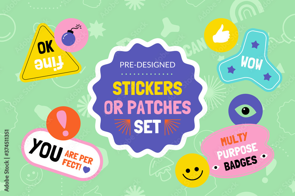Sticker Pack Composition Sticker Pack Composition
