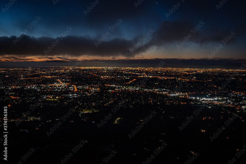 Fototapeta premium lightning in the city