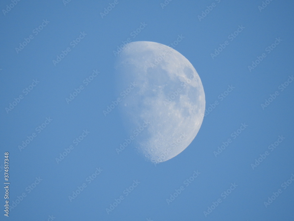 natural satellite of the earth the moon in various phases visible from the city of Białystok in Podlasie, Poland natural satellite of the earth the moon in various phases visible from the city of Białystok in Podlasie, Poland
