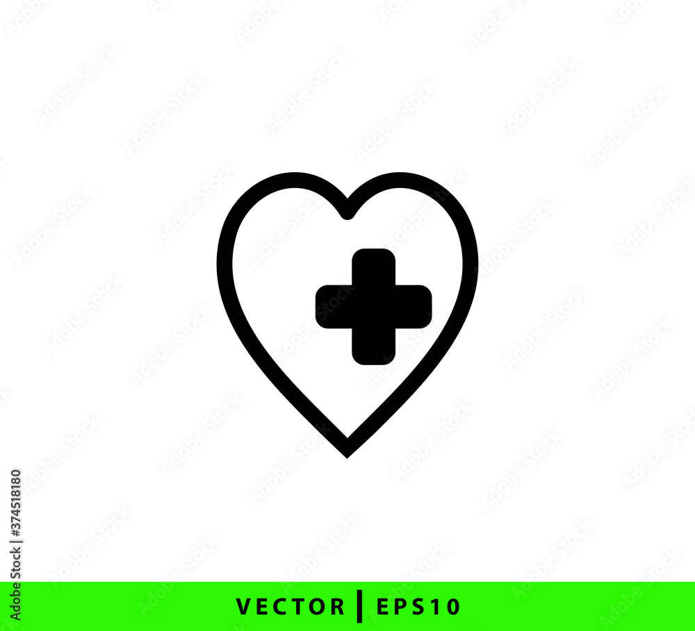 Medical pulse icon vector logo design template Medical pulse icon vector logo design template