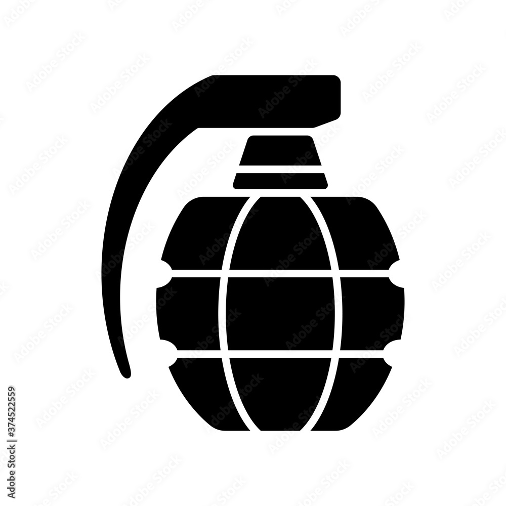 Grenade icon vector