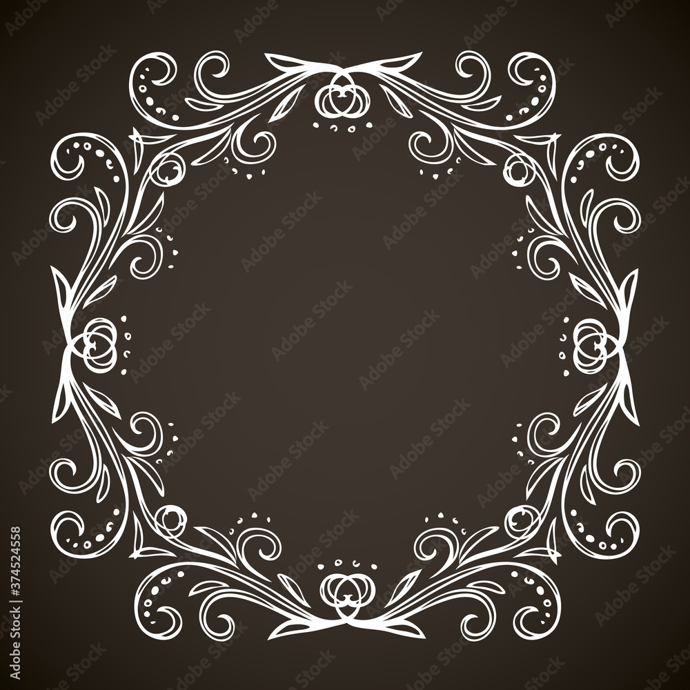 Vignette. Vector drawing Vignette. Vector drawing