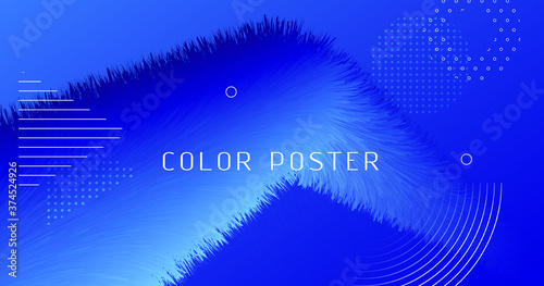 Abstract 3d Background. Blu...