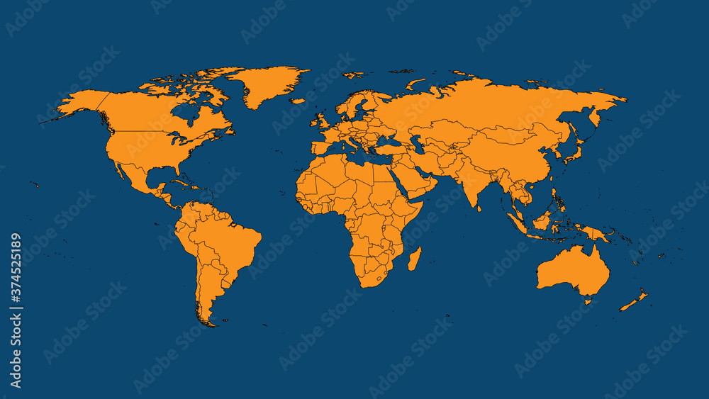 World Map On White Background World Map Template With Continents Norworld Map On White Background World Map Template With Continents North And South America Europe And Asia Africa And Australia Stock Vector World Map On White Background World Map Template With Continents Norworld Map On White Background World Map Template With Continents North And South America Europe And Asia Africa And Australia Stock Vector