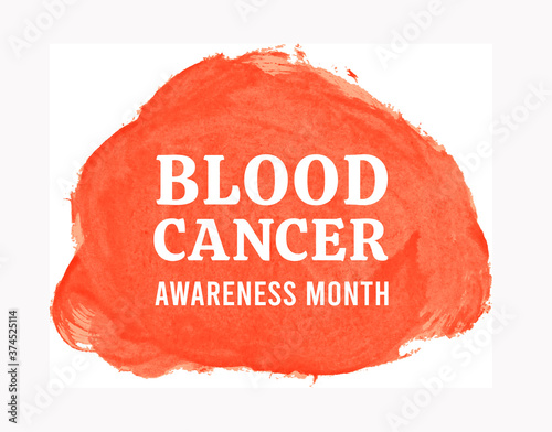 Blood cancer awareness month. Vector illustration