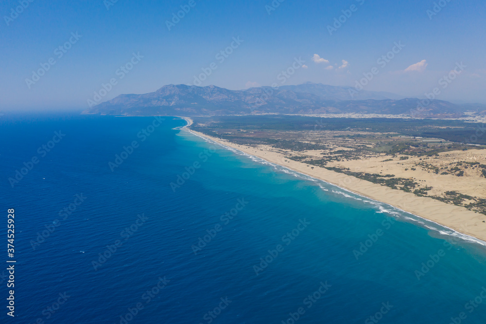 Patara Beach is a beach located near the ancient Lycian city of Patara in Turkey, on the coast of the Turkish Riviera.