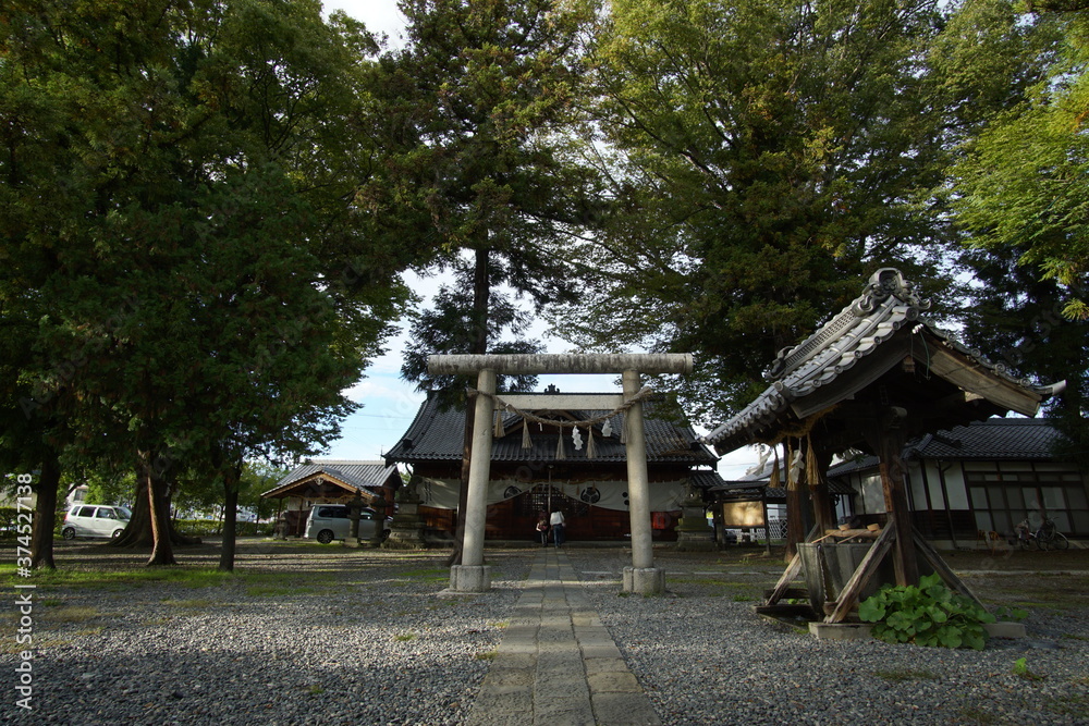 Japanese religious architecture in Nagano, Japan Japanese religious architecture in Nagano, Japan