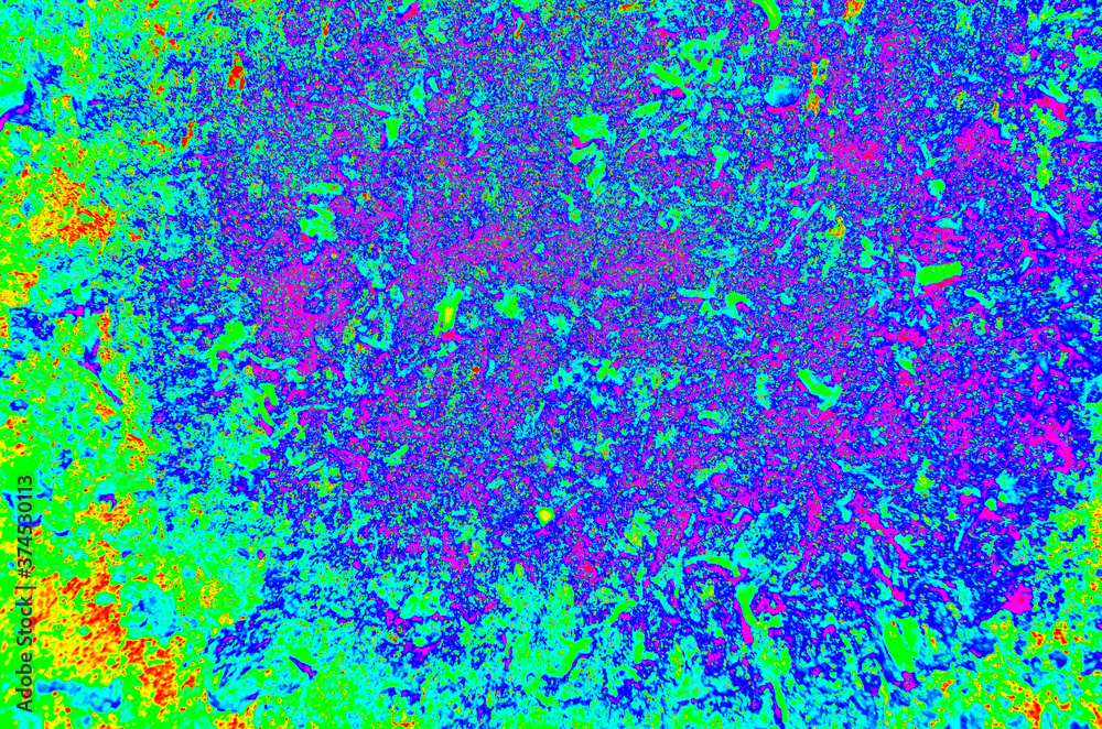 Mystic purple blue green colorful gradient background with scratchy lines and rough texture
