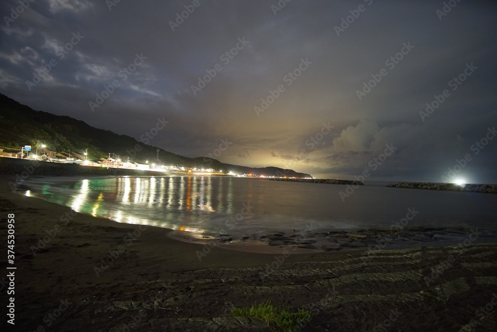 The sky is cloudy in the evening above the sea and the port, sea park . The sky is cloudy in the evening above the sea and the port, sea park .