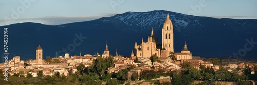 Cathedral of Segovia panorama