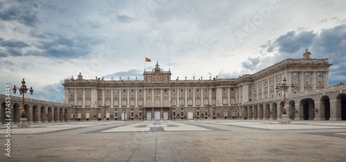 Madrid Royal Palace panorama