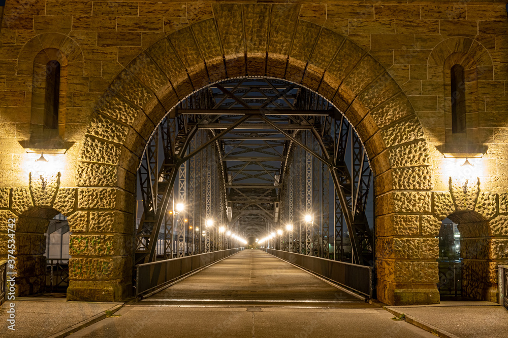 Fototapeta premium Alte Harburger Elbbrücke