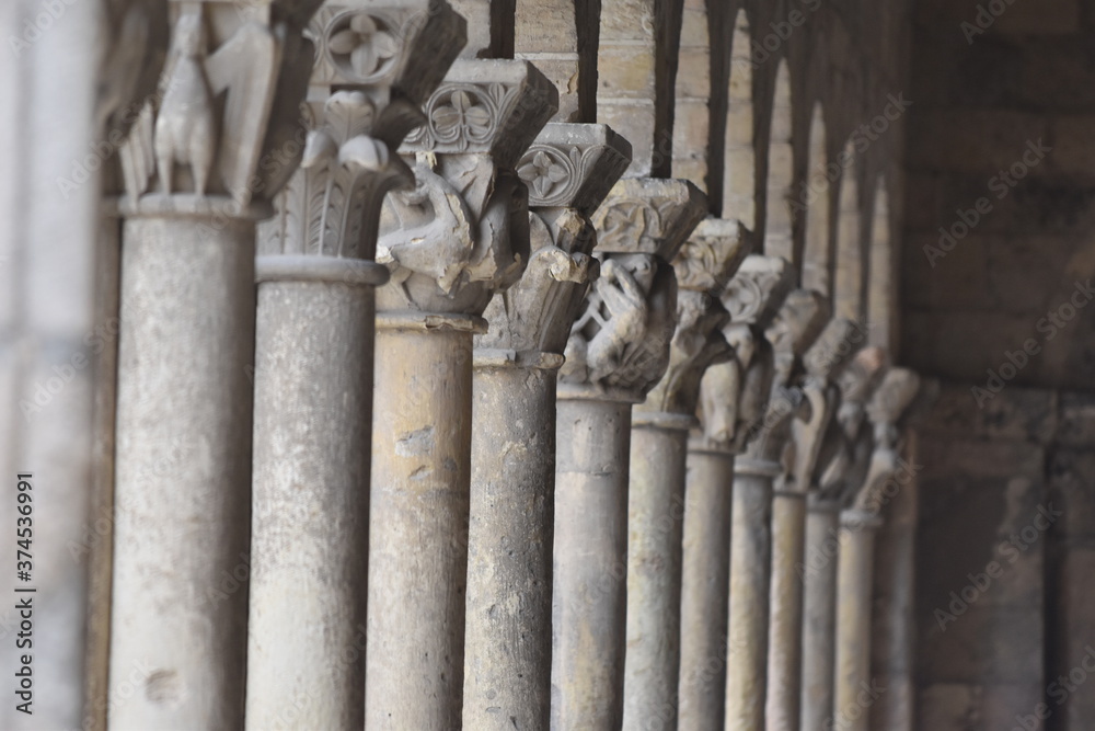 detail of columns