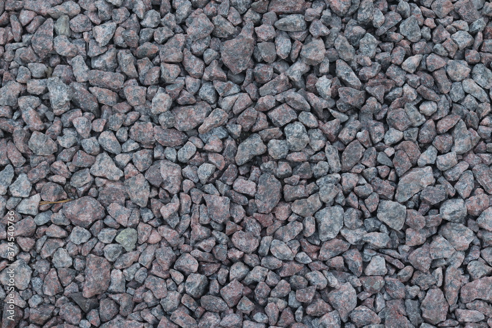 The structure of the gray-white natural gravel The structure of the gray-white natural gravel