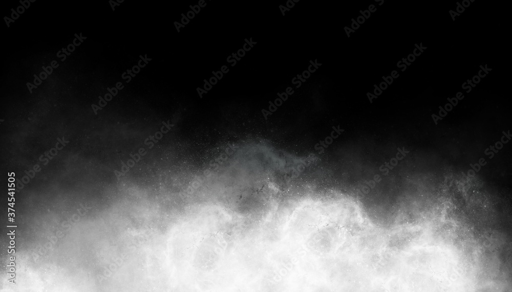 Fototapeta premium smoke on black background