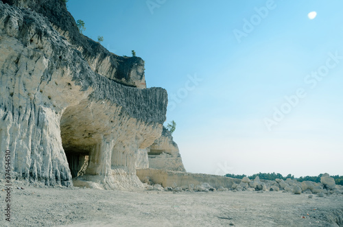 Jaddih Limestone Mine, Bangkalan, Madura Island, East Java, indonesia photo