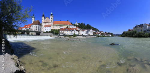 Obraz na płótnie Panorama of Steyr, Upper Austria w salonie