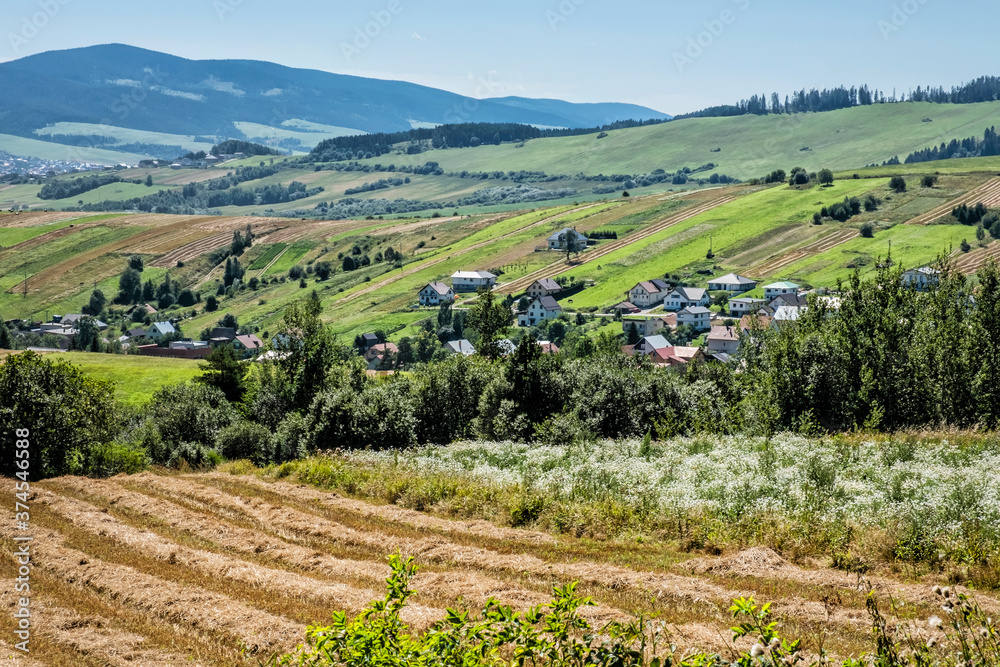 Rural country, Orava region, Slovakia, travel destination