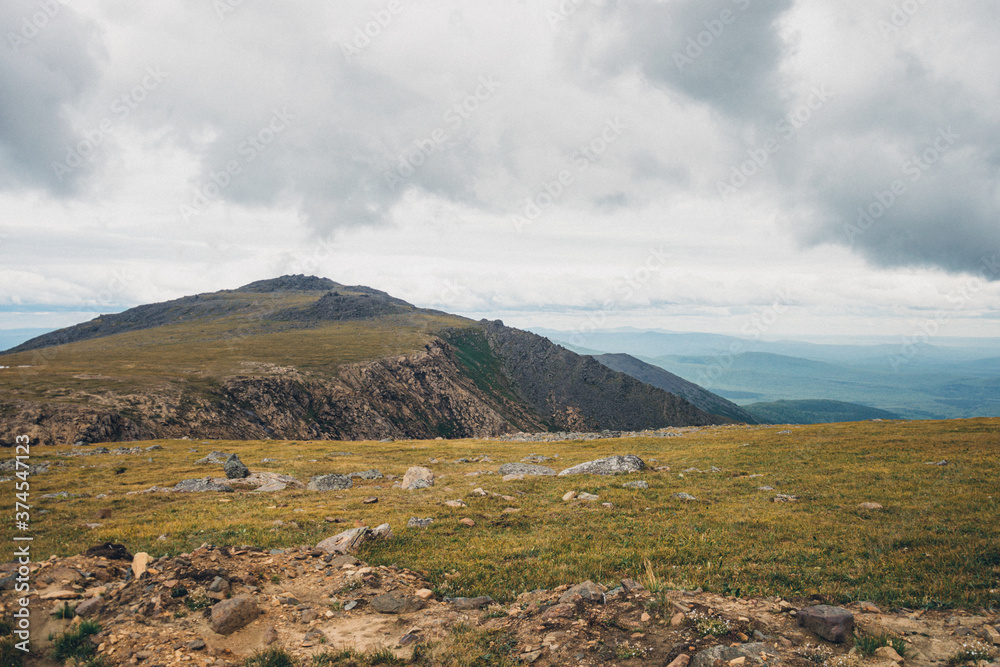 Mountain landscape Konzhakovskiy Kamen ural Mountain landscape Konzhakovskiy Kamen ural