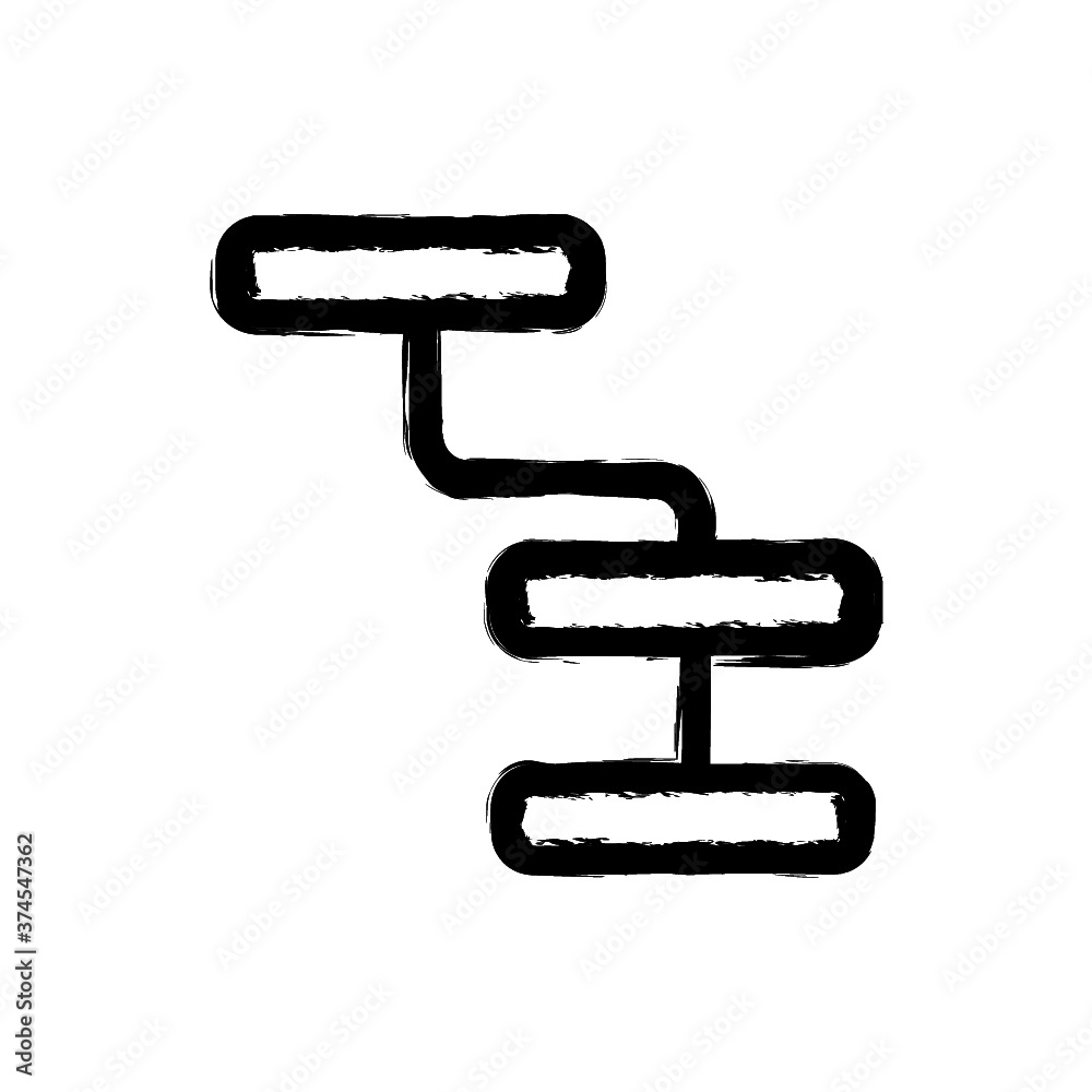 vector illustration hand drawn icon ofhierarchy 2 vector illustration hand drawn icon ofhierarchy 2