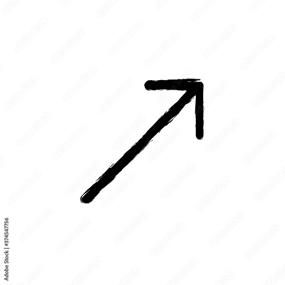 vector illustration hand drawn icon ofkeyboard arrow top right vector illustration hand drawn icon ofkeyboard arrow top right