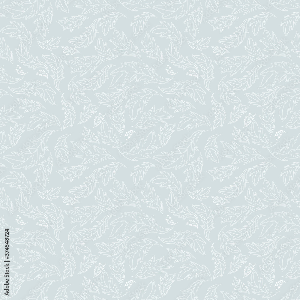 elegant blue seamless paper of ornate leaves elegant blue seamless paper of ornate leaves