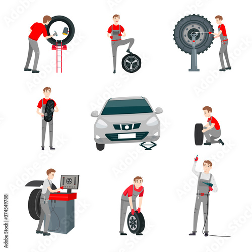 car mechanic set