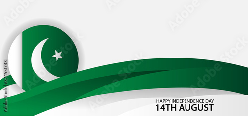 Happy independence day pakistan design background