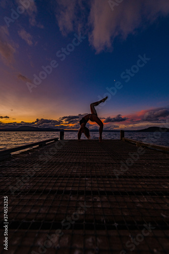 yoga on the beach