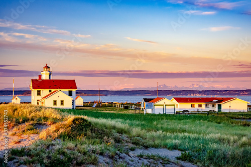 Lighthouse at Dusk photo