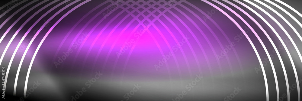 Shiny neon lines, stripes and waves, technology abstract background. Trendy abstract layout template for business or technology presentation, internet poster or web brochure cover, wallpaper Shiny neon lines, stripes and waves, technology abstract background. Trendy abstract layout template for business or technology presentation, internet poster or web brochure cover, wallpaper