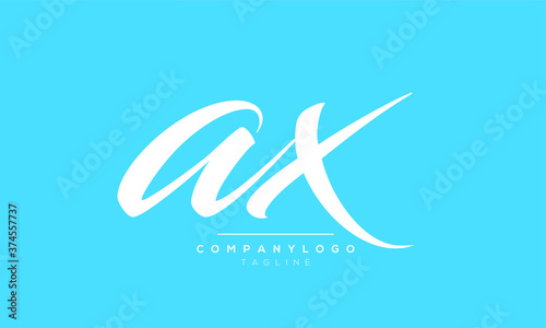 Alphabet letters Initials Monogram logo ax,xa,a and x