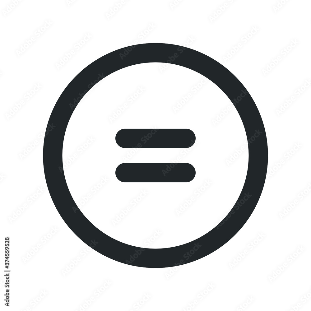 equal icon design vector graphics equal icon design vector graphics