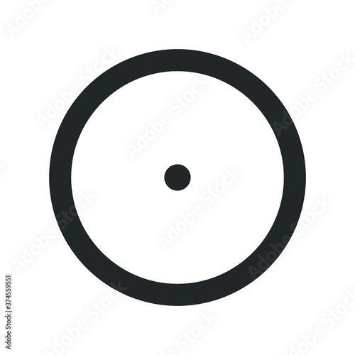 full stop point icon design